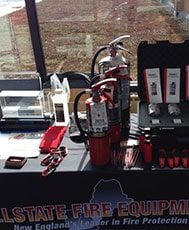 Some Of The Fire Protection Equipment On Display At The CT Fire Marshals 2018 Convention
