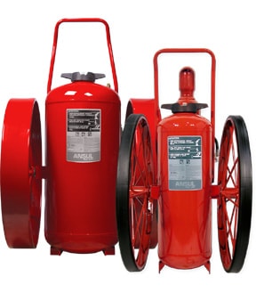 Red Line Wheeled Fire Extinguishers